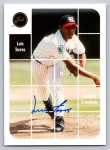 Autógrafos Just Stuff 2001 #BA-48 Luis Torres Hickory Crawdads - Imagen 1 de 1