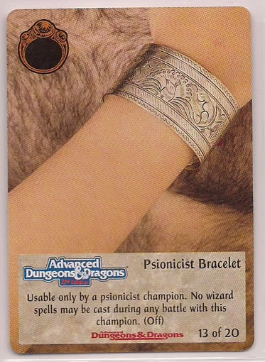 Spellfire 1995 Powers Ultra Rare UR Chase 13/20 Psionicist Bracelet M/NM - Image 1 of 1