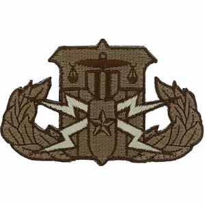 Law Enforcement EOD/HDT Senior Patch (braun) - Bild 1 von 2