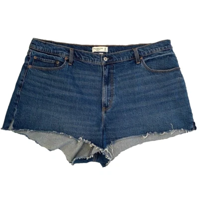 Pantalón Corto Abercrombie & Fitch The Mom High Rise Curve Love 35/20 Nuevo con Etiquetas Foto 1 de 4