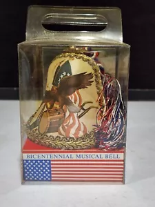Vintage 1976 Reuge Swiss Bicentennial Musical Bell GOD BLESS AMERICA in Box! - Picture 1 of 5