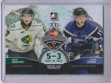 2012-13 ITG Heroes and Prospects Memorial Cup #MC02 Ryan Tesink/Seth Griffith
