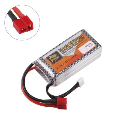ZOP POWER 1500mAh 11,1V 40C 3S LiPo Akku T Stecker Für RC Auto Boot Flugzeug - Bild 1 von 4