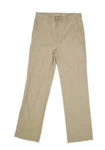 Old Navy Straight Chino Khaki Tan Pants Built In Flex Uniform Youth Boys 14 - Picture 1 of 8