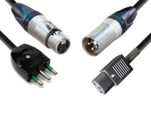 DG Systems - Cavo audio + alimentazione, connettori XLR Neutrik, Spina 16A + VDE - Imagen 1 de 4