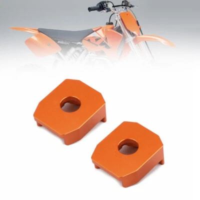 Ajuste de cadena bloque de eje motocicleta CNC apto para KTM 50 SX MINI 2009-2018 Foto 1 de 4