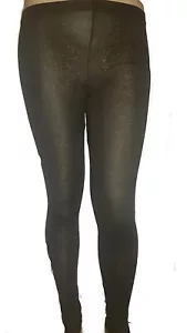 Heiße glänzende Leggings Damen Mädchen schick Party sexy sitzende Clubwear Cyber Night USA - Bild 1 von 3