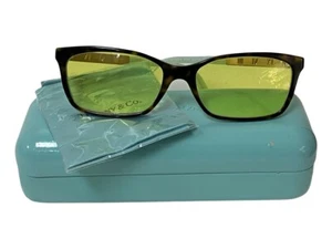 TIFFANY & CO. EYEGLASSES FRAMES TF 2103-B 8134 BLUE TORTOISE GOLD 53 (EPJ027652) - Picture 1 of 11