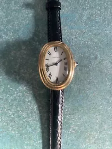 18 Ct Yellow Gold Vintage Cartier Baignoire Watch , Totally Original. No box - Picture 1 of 4