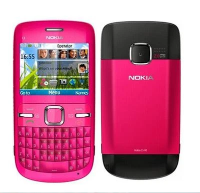 C3 Unlocked Nokia C3-00 Original Cellphone 2.0MP Camera FM MP3 MP4 Player 2.4" - Image 1 of 4