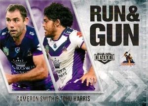 2016 Melbourne Storm NRL ESP Elite Run & Gun Card - Cameron Smith - Picture 1 of 3