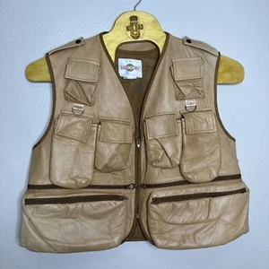 Bazooby Vest Adult XL Beige Photography Fishing Hunting Hiking Camping Vintage - Picture 1 of 8