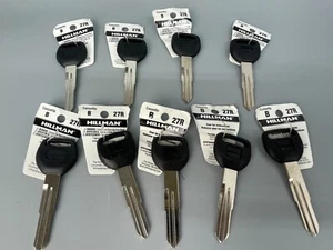 NEW 9-Pack Hillman Black Cassette B 27R Axxess+ Replacement Blank Key - Picture 1 of 4