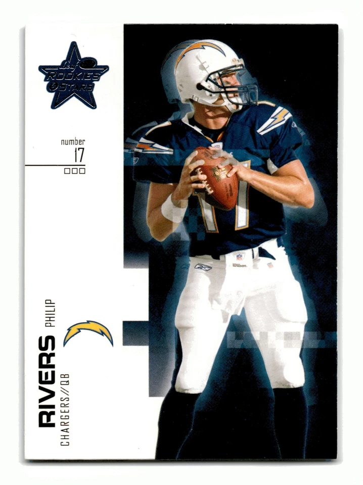 Philip Rivers 2007 Leaf Rookies & Stars #98 HOF San Diego Chargers NM-MINT - Image 1 of 2