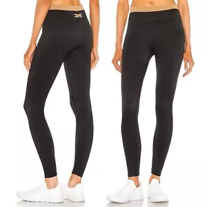 NEW $120 REEBOK X VICTORIA BECKHAM Seamless Leggings Sz Medium M Black - Picture 1 of 15