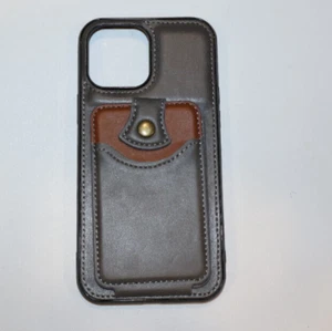 Apple iPhone 13 Pro Max Case Leather Wallet Card Holder - Bild 1 von 3