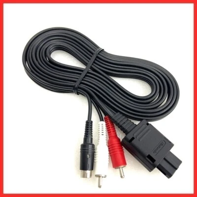 OFFICIAL Genuine Nintendo S-Video Cable N64 SNES Super Famicom SHVC-009 GameCube - Image 1 of 2