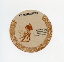 #TN28251 FRITZ POLLARD Zeenut Football Game Disc Card