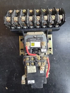 1- Square D 8903-LX080 9816 Lighting Contactor 80 Amp 120V Coil 8 POLE 3Ph **NOS - Picture 1 of 7