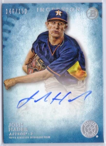 /150 Josh Hader Astros 2015 Topps Inception Blue AUTO Autograph RC Rookie SP - Picture 1 of 2