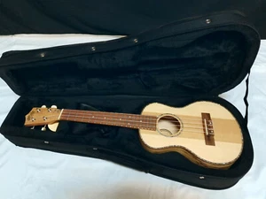 HILO 2957-A Spruce Pine - Spalt Maple Tenor Ukulele NEW premier w/ Light Case - Picture 1 of 10