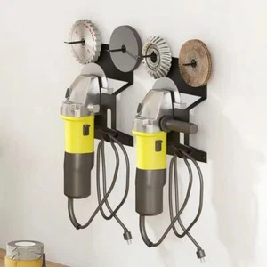 Wall Mount Angle Grinder Storage Stand Heavy Duty Angle Grinder Holder Homes - Picture 1 of 12