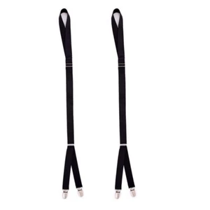 1 Paar verstellbare Herren Militär Uni aus Y Hemd Halter Socken Strumpfbänder Steigbügel - Bild 1 von 8