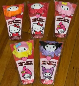 5 Hello Kitty And Friends Valentine Plush Flowers Sealed - Picture 1 of 16