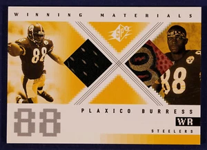 Maglia 2000 SPx Winning Materials #WMPB Plaxico Burress e calcio oro - Foto 1 di 2