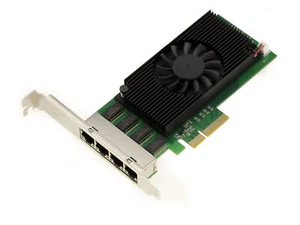 Pcie 2.5G x4 Lan Gigabit Ethernet 4 Quad RJ45 - Chipsatz Intel I225 - Nic 1G - Bild 1 von 3