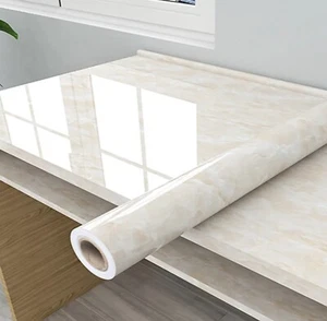 UMIKA Marble Contact Paper Peel and Stick Wallpaper Kitchen | Topaz Pattern - Picture 1 of 4