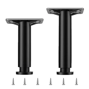 Furniture Legs Adjustable Metal Steel Table Feet Heavy Leg Replacement - Picture 1 of 14