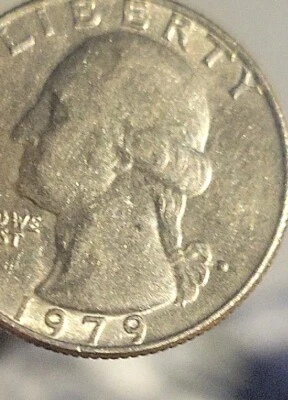 1979 Liberty Quarter D Mint Mark Filled In - Image 1 of 4