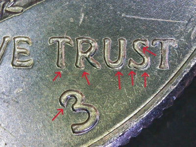 *Lot of 4x * 2023-P DDO Kennedy Half Dollar VDDO-001 Doubled Die  ** - Image 1 of 4