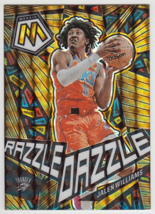 2022-23 Mosaic Jalen Williams Razzle Dazzle Prizm #9 Rookie RC Case Hit SP