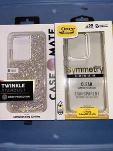 Lot Of 2pc Casemate & Otterbox Symmetry Covers for Samsung Galaxy S20 Ultra 5G - Picture 1 of 5