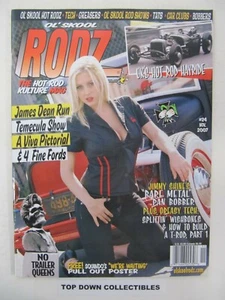 Ol' Skool Rodz November 2007 #24 James Dean Run Temecula Show Squindo's Poster - Picture 1 of 2