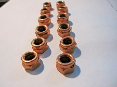 JUEGO DE 12 TUERCAS COLECTOR ESCAPE COBRE BMW 325I 528I 530I 533I 535I 635I Foto 1 de 2