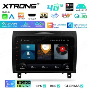 AUTORADIO ANDROID 12 8/256GB STEREO AUTO MERCEDES BENZ SLK GPS DSP XTRONS WIFI - Foto 1 di 14