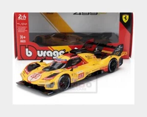 1:24 BURAGO Ferrari 499P #83 Le Mans 2024 Kubica Shwartzman Ye BU26313-83 Modell - Bild 1 von 3