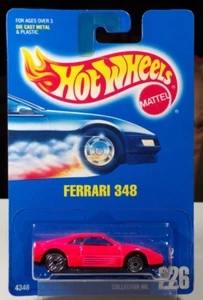 HOT WHEELS BLUE CARD COLLECTOR # 226 PINK FERRARI 348 MIT CUH MOSC - Bild 1 von 2