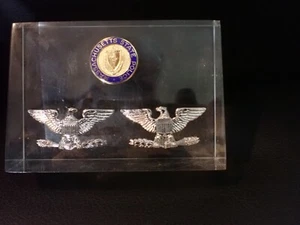 Massachusetts state police airwing award plaque pin and wings bx B - Picture 1 of 4