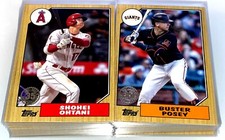 2022 Topps Series 1 / 2 / Update 1987 Insert 35th Anniversary PYC Pick Card Lot