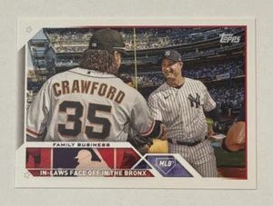 2023 Topps Veteran Combos #US134 Brandon Crawford Giants / Gerrit Cole - Picture 1 of 2