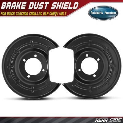2x Protector antipolvo de freno trasero izquierdo y derecho para Buick Cascada Cadillac ELR Chevy Volt Foto 1 de 4