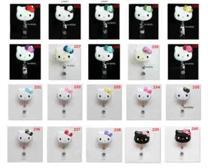 Kitty Blinged Rhinestones Kitty ID Badge Reel, Name Tag  ID Badge Holder - Picture 1 of 5