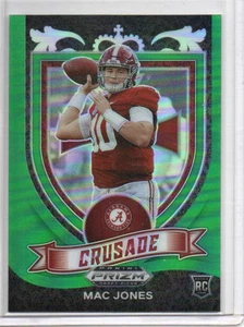 2021 Panini Prizm Draft Picks Collegiate #170 Mac Jones RC Green Rookie Card - Picture 1 of 2