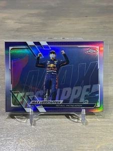 Topps Chrome F1 Max Verstappen #48 Purple Refractor #/399 Red Bull Honda 2021 - Imagen 1 de 2
