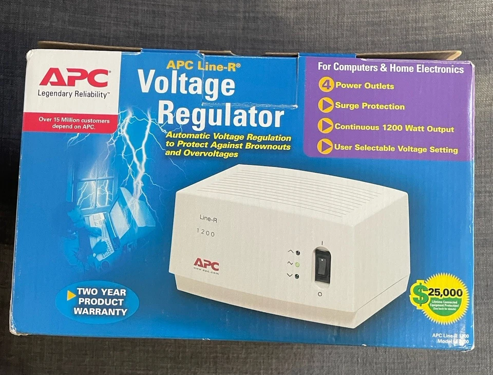 APC Line-R 1200 - LE1200 -Voltage Regulator & Power conditioner Never Used - Image 1 of 4