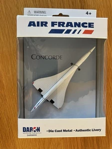 AIR FRANCE CONCORDE DRUCKGUSS METALL FLUGZEUG SUPER SONIC AUTHENTISCH NEU IN BOX - Bild 1 von 5